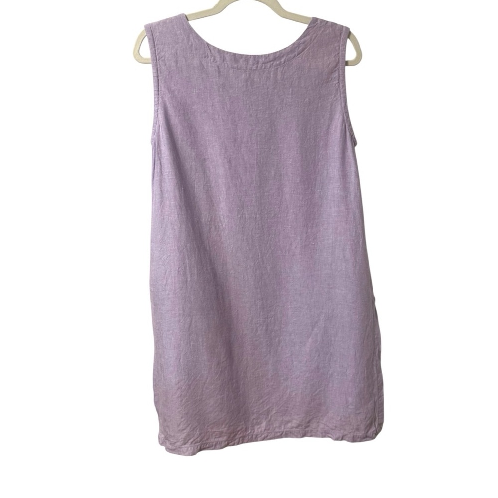 Jexy & Jax Sleeveless Linen Dress Lavender Purple Women’s Small Canadian Summer - Picture 2 of 5